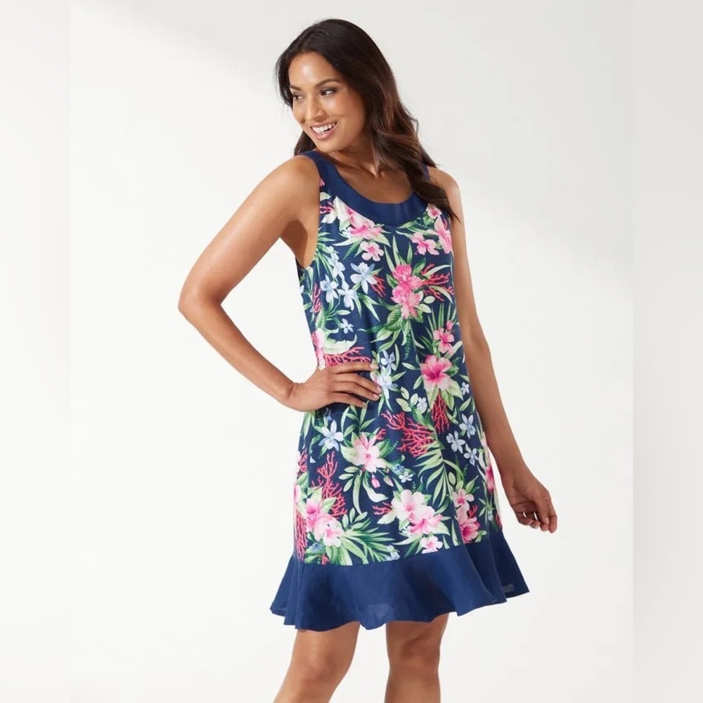 NWT Tommy Bahama Women’s Marina Coral Lane Sundress M